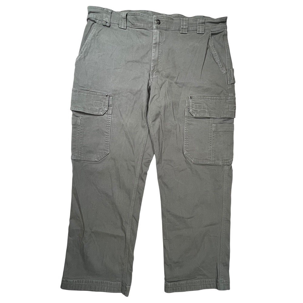 Duluth Trading Co Flex Fire Hose Cargo Pants Mens 40x29 Gray Workwear Utility